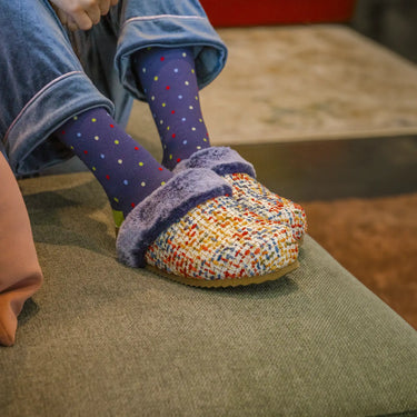 Woodstock soft furry Multicolor/blu