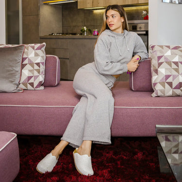 Woodstock soft tweed Bianco
