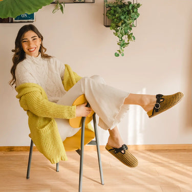 Woodstock soft 2.0 pied de poule Giallo/nero