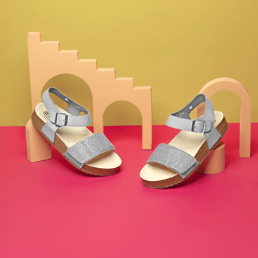Woodstock sandal Silver